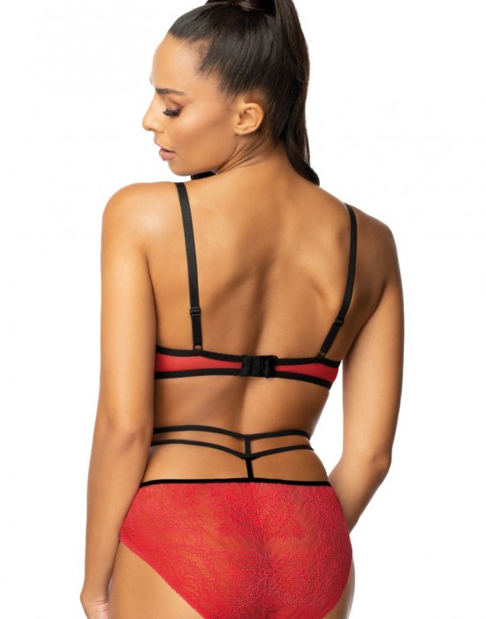 Сутиен с повдигащ ефект в червен цвят LOREN M-3636/11 - Sabrina.bg
