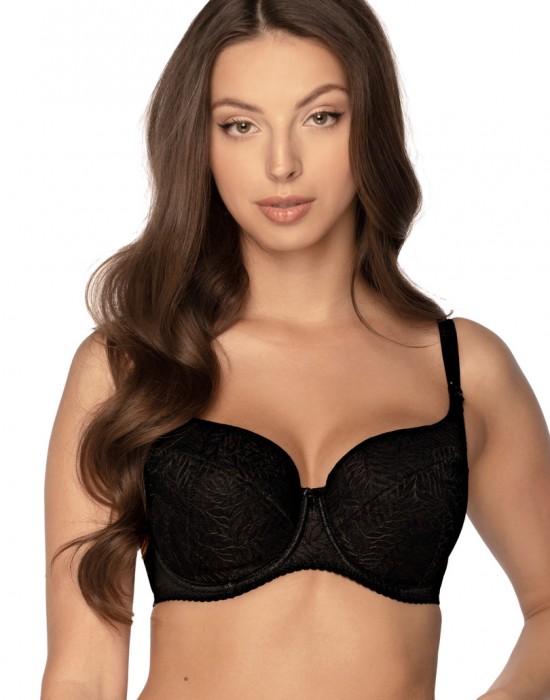 Сутиен с подплатени чашки в черен цвят MICAELA 2 758 - Sabrina.bg