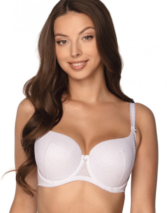 Сутиен с подплатени чашки в бял цвят MICAELA 2 758 - Sabrina.bg