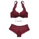 Сутиен с полуподплатени чашки в цвят бордо CARMELA M-053/22 - Sabrina.bg