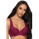 Сутиен с полуподплатени чашки в цвят бордо CARMELA M-053/22 - Sabrina.bg