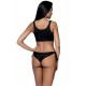 Бански костюм от две части в черен цвят L5141/0 - Sabrina.bg