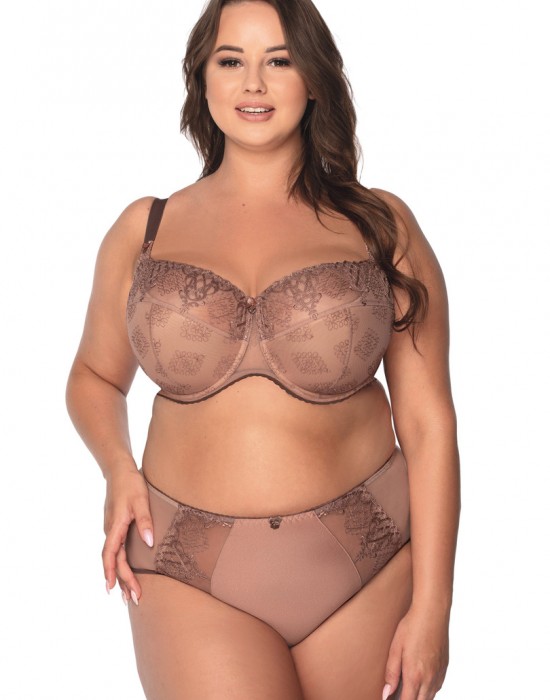 Макси бикини в кафяв цвят ELANA 1107 - Sabrina.bg