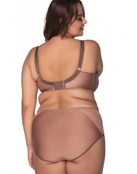 Макси бикини в кафяв цвят ELANA 1107 - Sabrina.bg