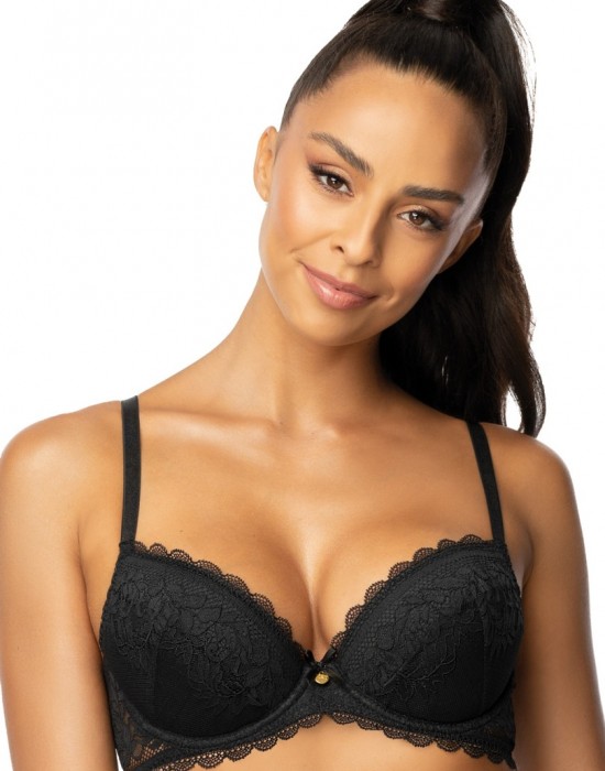 Сутиен с повдигащ ефект в черен цвят ESTELLE M-0198/11/2 - Sabrina.bg