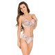 Бикини с тюл в бежов цвят CAMELIA 19153 - Sabrina.bg