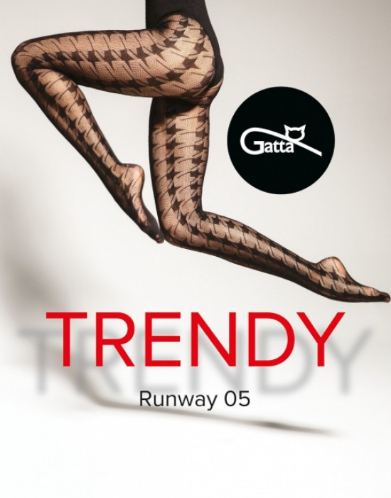 Чорапогащи в черен цвят Runway 05 - Sabrina.bg