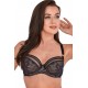 Сутиен с полуподплатени чашки в черен цвят BICE 1191 - Sabrina.bg