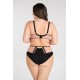 Сутиен с дантела в черен цвят K834 BLACK TO BLACK - Sabrina.bg