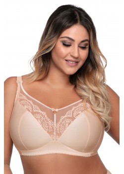 Макси сутиен с меки чашки в бежов цвят AV 1691/1