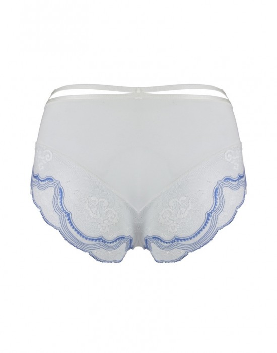 Дамски бикини с дантела в цвят екрю VELVET 19191