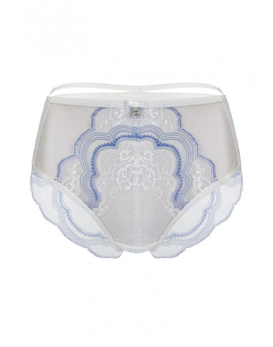 Дамски бикини с дантела в цвят екрю VELVET 19191