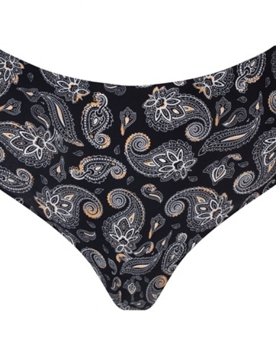 Безшевни прашки в черен цвят Paisley Maxi