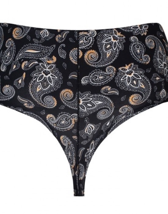 Безшевни прашки в черен цвят Paisley Maxi