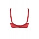 Секси push up сутиен в червено AMELIA 19202