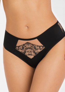 Луксозни бразилиани в черен цвят K103