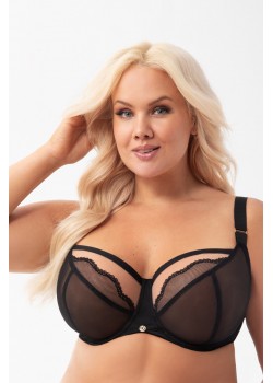Сутиен с мека чашка в черен цвят IDA K900