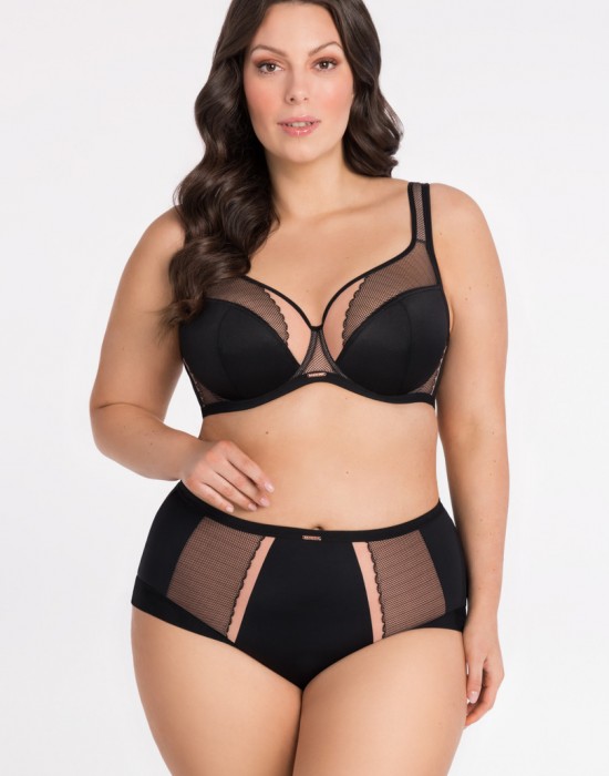 Луксозни бикини в черен цвят LUISSE K442/1