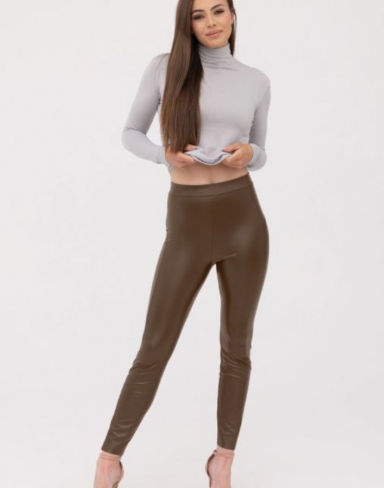 Дамските клин от изкуствена кожа