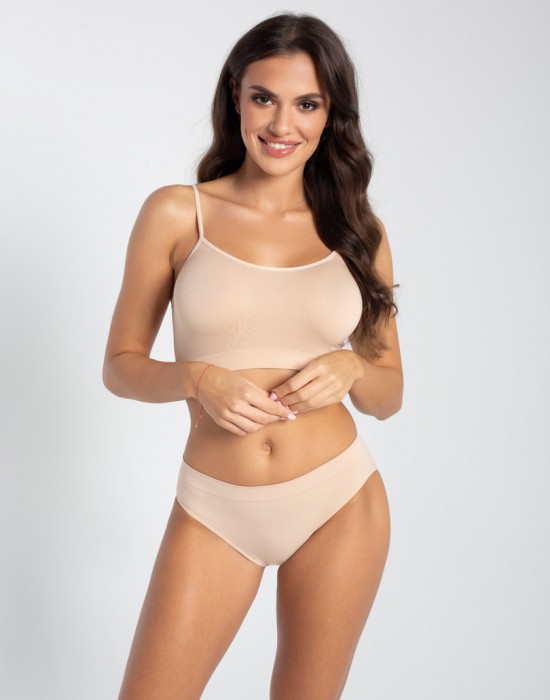 Безшевни бикини, телесен цвят