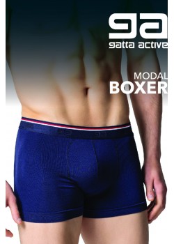Безшевни мъжки боксерки в тъмносиньо