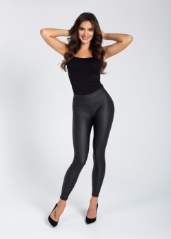 LEGGINS NEW YORK дамски клин еко кожа