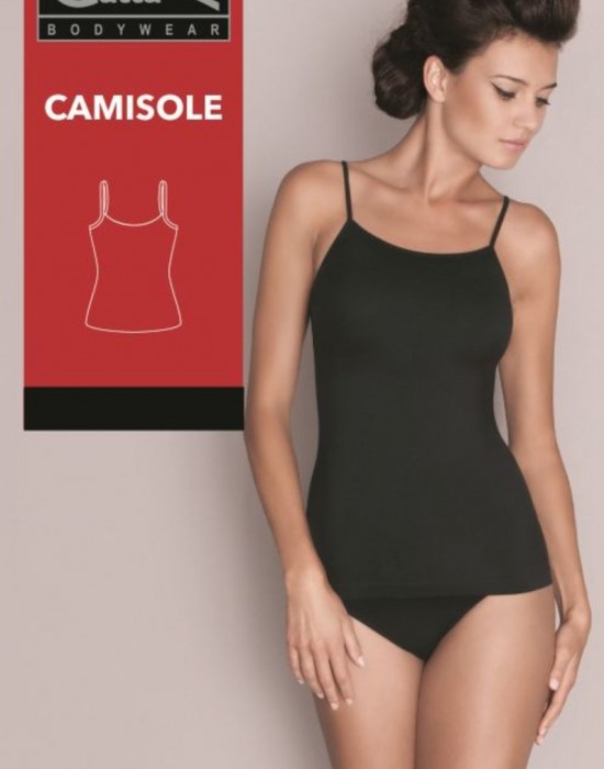 CAMISOLE 60DEN дамски потник, дънково син цвят