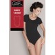 Body T-shirt дамско боди с къс ръкав, черен