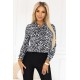 140-28 Елегантна блуза с дълъг ръкав
