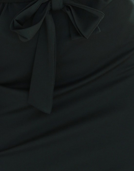 240-7 Асиметрична рокля в цвят каки