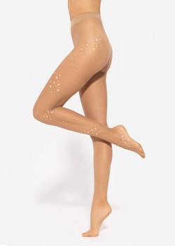 Чорапогащник Rajstopy-Dotsy-17-Daino-beige-Daino-Beige