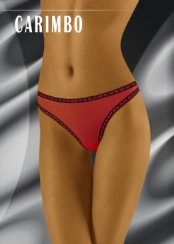 Прашки Stringi-Carimbo-Czerwone-Czerwony