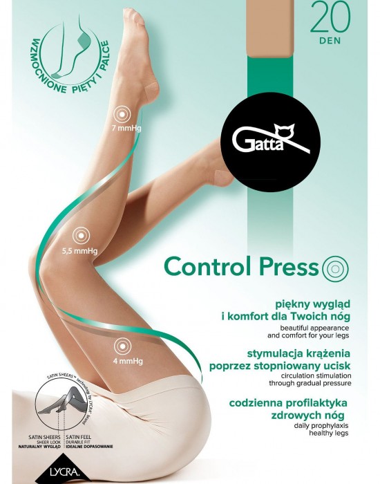 Чорапогащник Rajstopy-Control-Press-20-Den-Nero