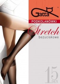 Къси чорапи Podkolanwki-Stretch-15-Den-Nero