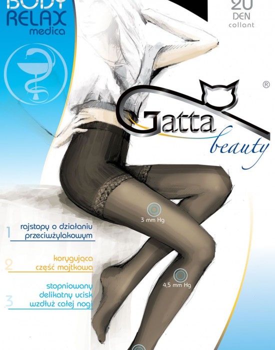 Чорапогащник Rajstopy-Body-Relaxmedica-20-Beige