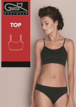 Дамски топ Koszulka-Top-Black