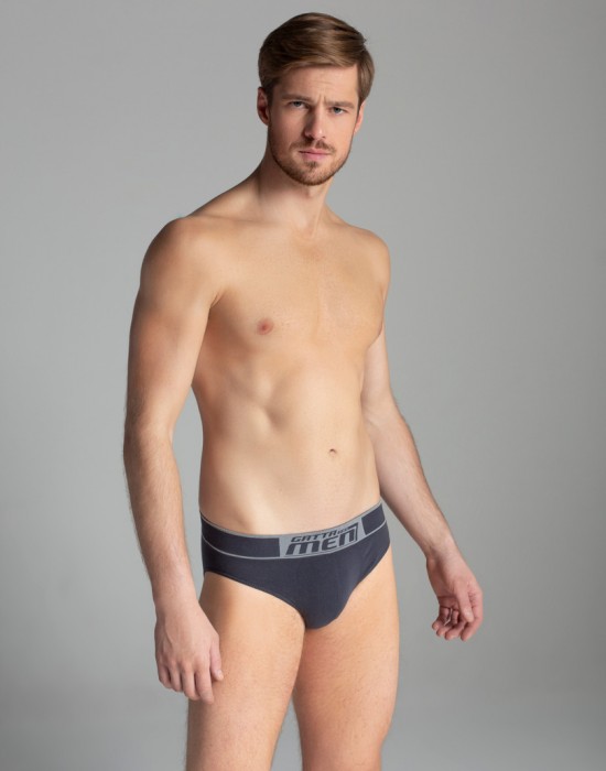 Мъжки слип Bielizna Męska - Slip Cotton TITANIUM