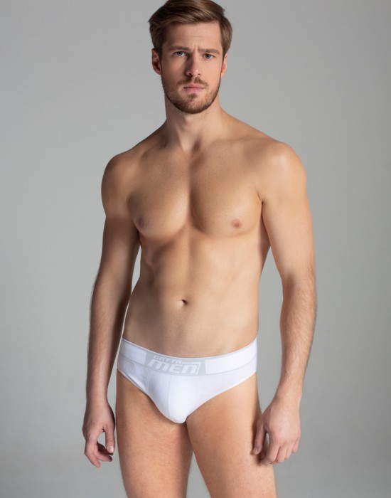 Мъжки слип Bielizna Męska - Slip Cotton BIAŁY