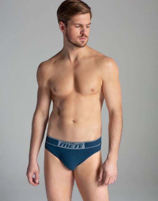 Мъжки слип Bielizna Męska - Slip Cotton NAVY 2