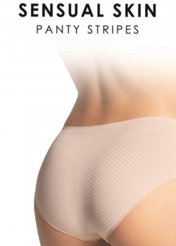 Бикини MAJTKI - PANTY STRIPES SENSUAL SKIN LIGHT NUDE 2