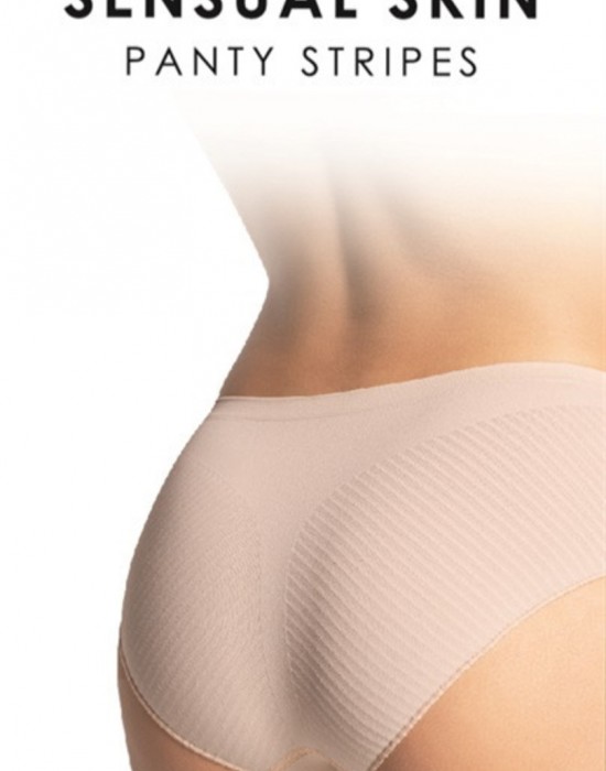 Бикини MAJTKI - PANTY STRIPES SENSUAL SKIN LIGHT NUDE 2