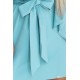 Широка рокля в син цвят, модел 287-40