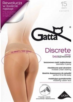 Чорапогащник в златист цвят Discrete Golden 15 DEN