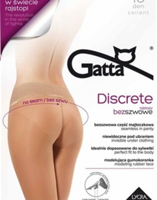 Чорапогащник в златист цвят Discrete Golden 15 DEN - Sabrina.bg
