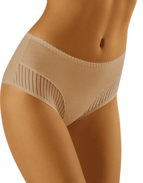 Бежови памучни бикини Eco Qi - Sabrina.bg