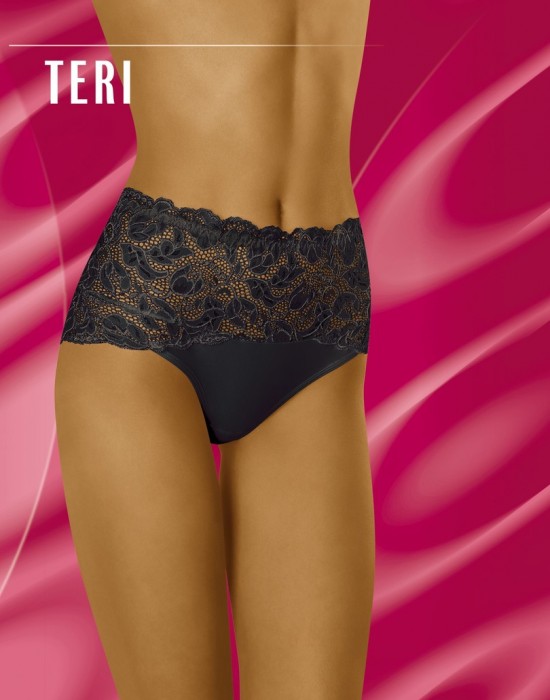 Дантелени бикини в черен цвят Teri - Sabrina.bg