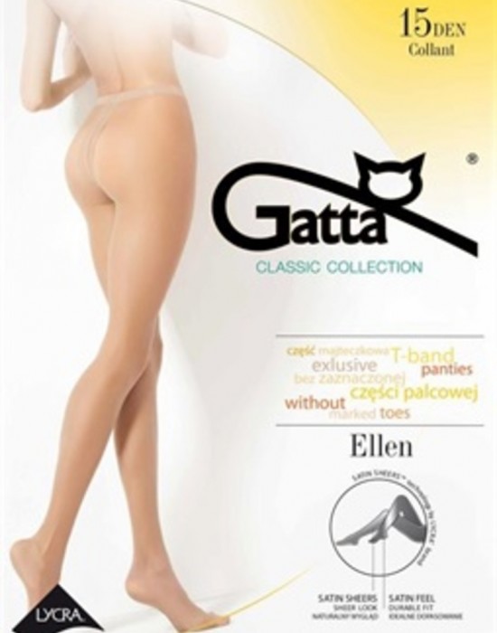 Чорапогащник в златист цвят Ellen Golden 15 DEN - Sabrina.bg