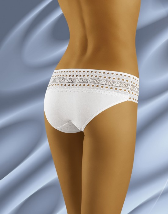 Памучни бикини на дупки в бял цвят Eco Ta - Sabrina.bg