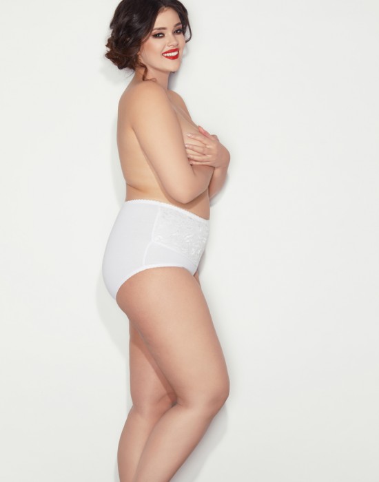 Моделиращи макси бикини в бяло Ala 6XL-9XL - Sabrina.bg