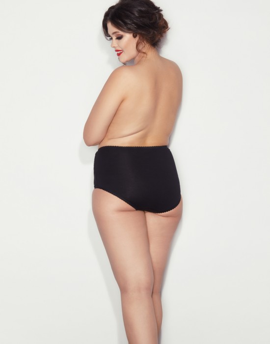 Моделиращи макси бикини в черно Ala 6XL-9XL - Sabrina.bg